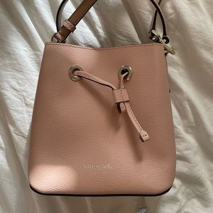 Light Pink Kate Spade Bucket Crossbody